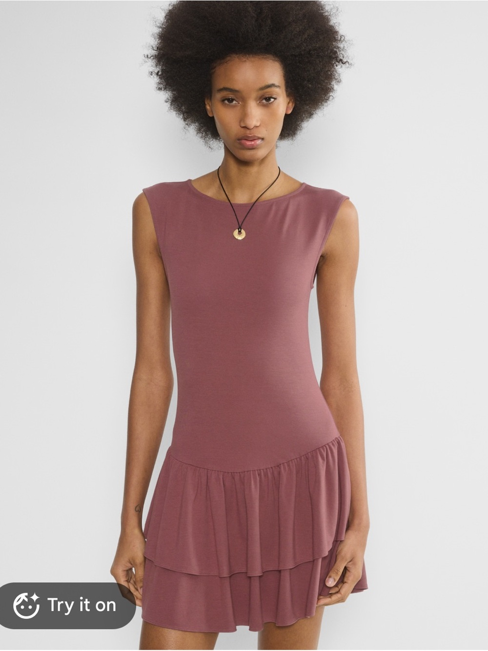 Wilfred Aritzia GoodLux Bloomsbury Mini Dress Small Ruffle Skirt